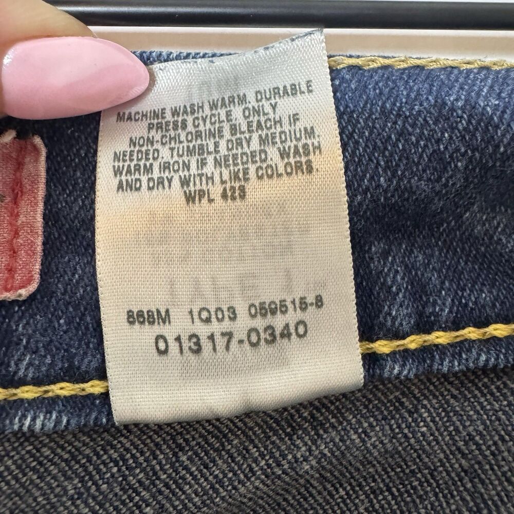 Levi’s Type 1 Tough Boot Women’s Bootcut Jeans Size 10M 36x31 Stretch Denim - Picture 10 of 10